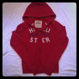 Hollister zip up jacket